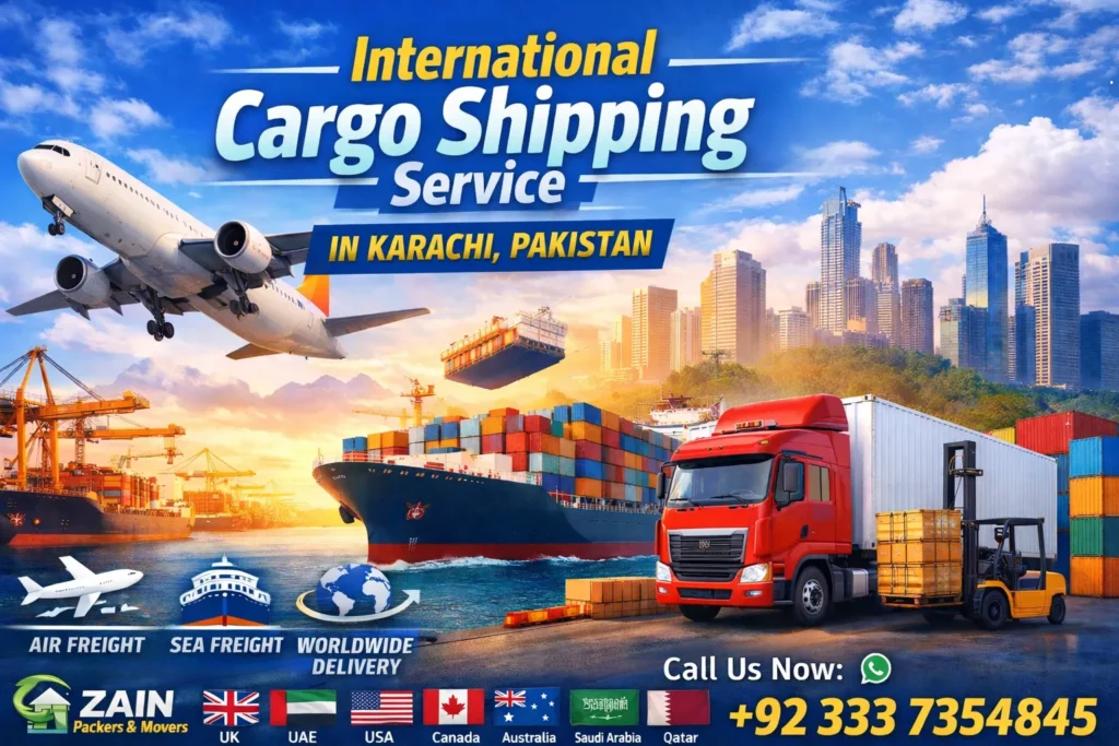 Trusted Zain International Cargo Shipping Service in Karachi Pakistan
