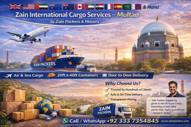 Zain International Cargo Services in Multan