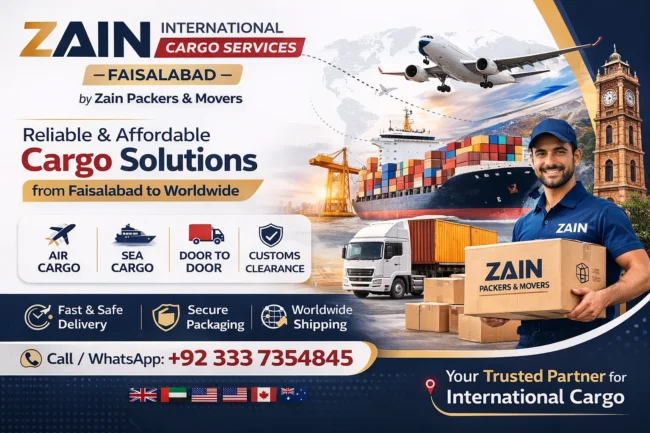 Zain International Cargo Services in Faisalabad