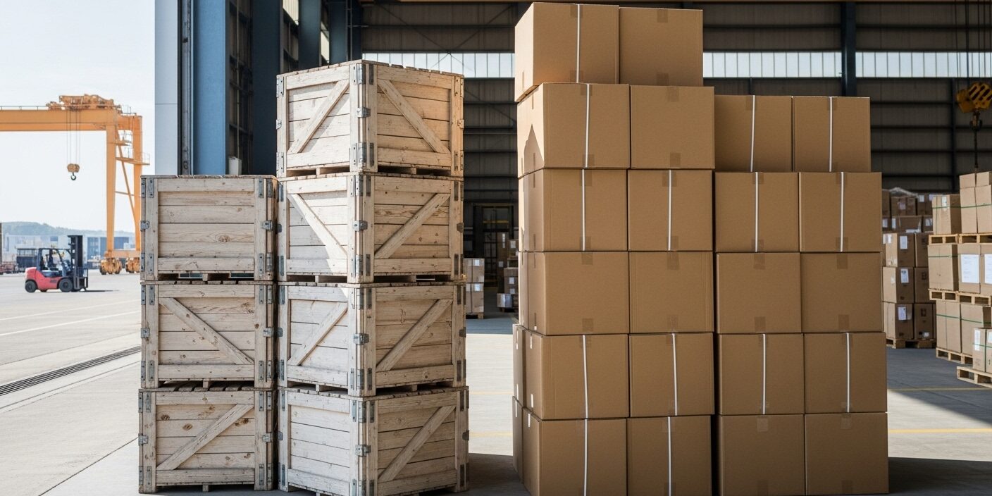 Wooden Crates Vs Cartons Shipping