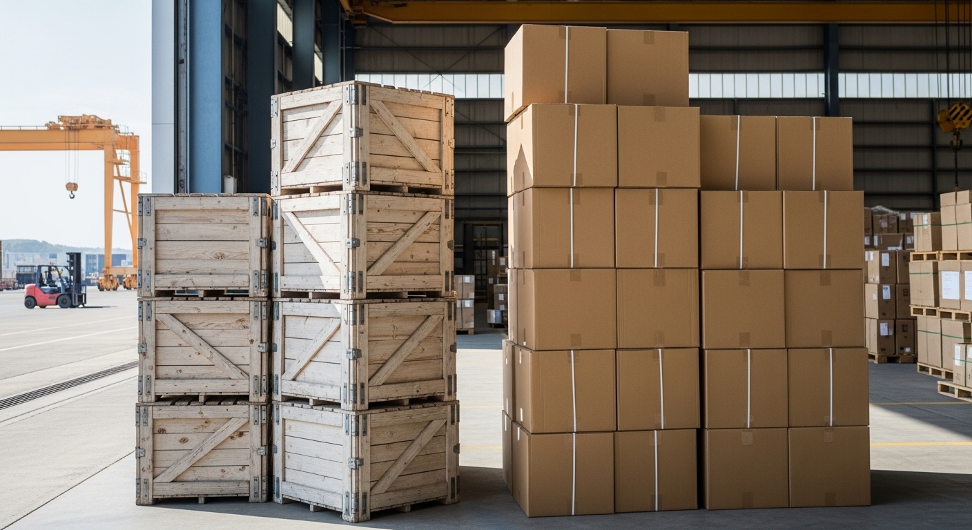 Wooden Crates Vs Cartons Shipping