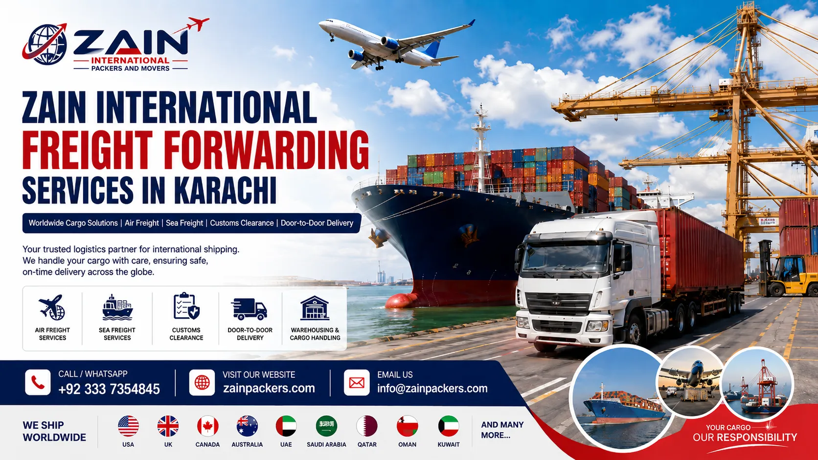 Zain International Freight Forwarding Services in Karachi