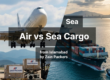 Air vs Sea Cargo from Islamabad