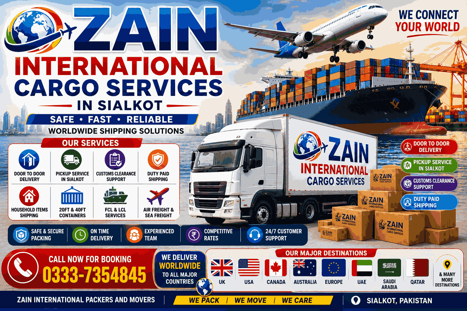 Zain International Cargo Services in Sialkot