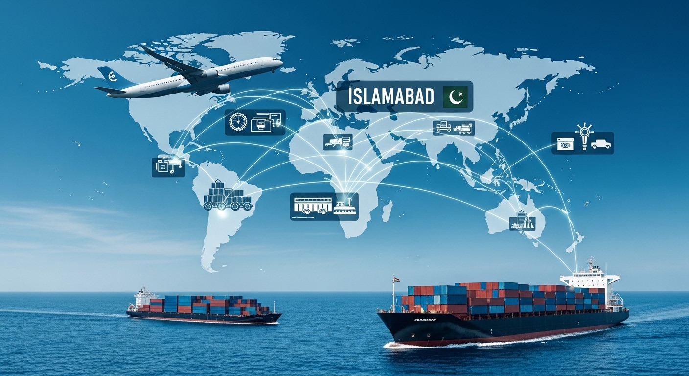 Air vs Sea Cargo from Islamabad