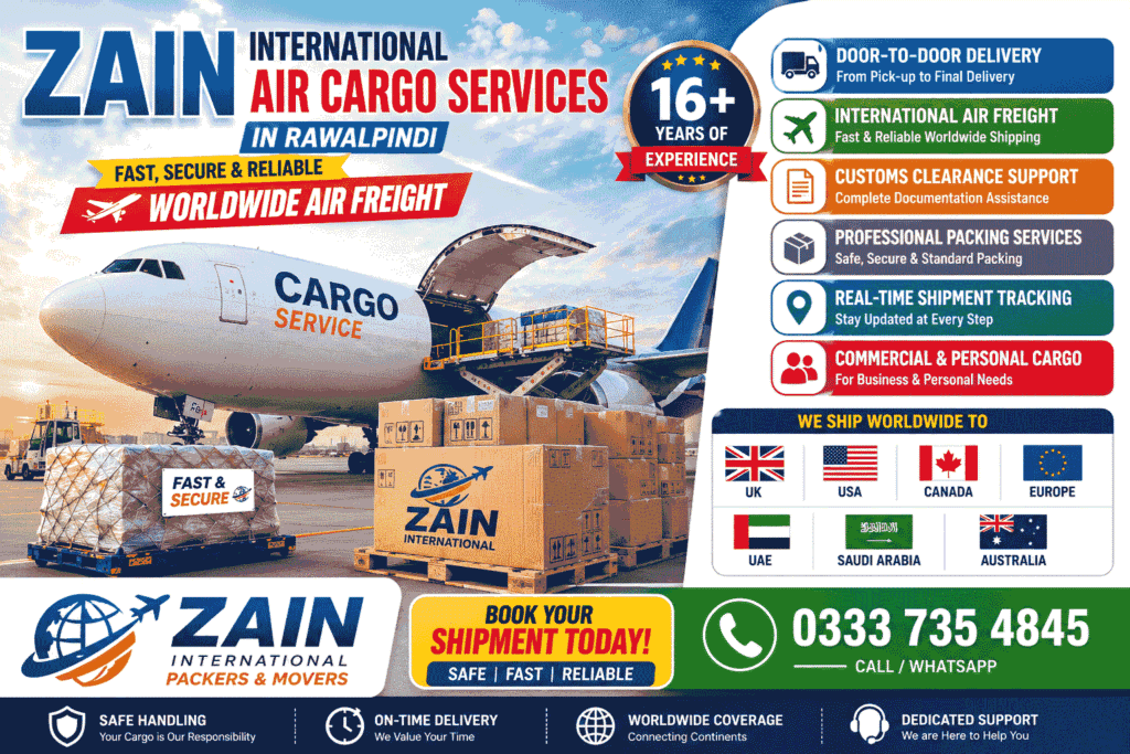 Zain International Air Cargo Services in Rawalpindi
