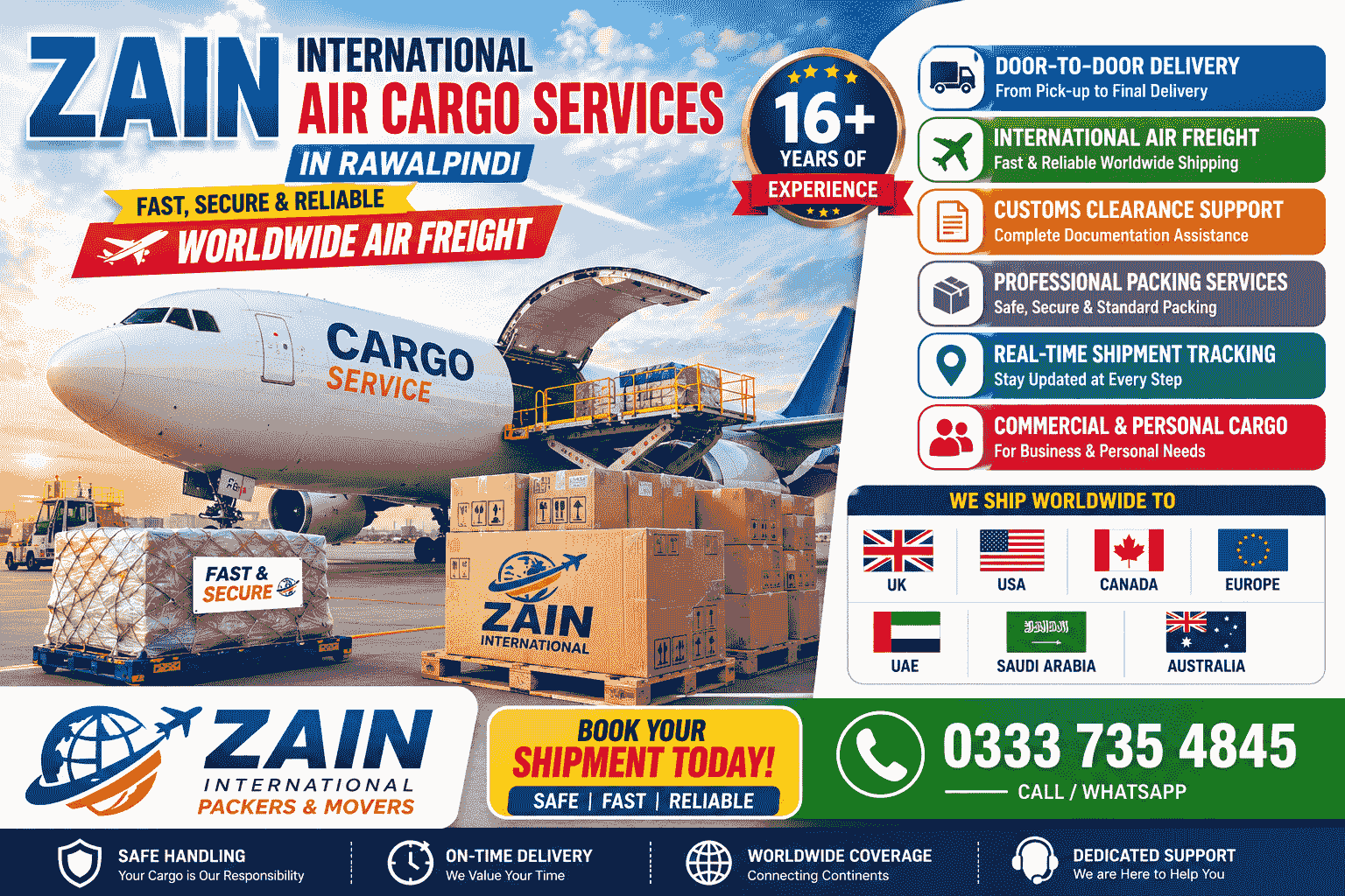 Zain International Air Cargo Services in Rawalpindi