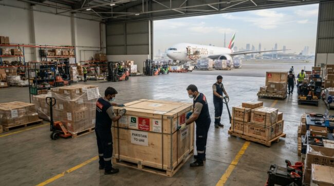 Cargo from Islamabad to Dubai